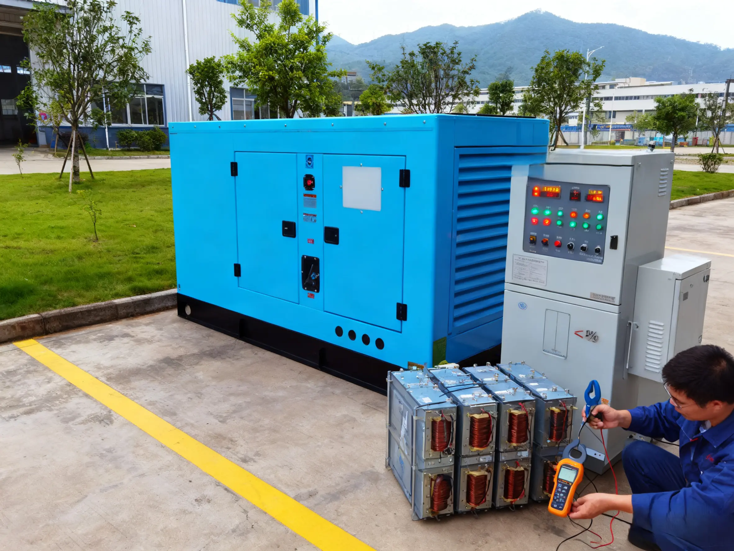 harmonic distortion filter for generator