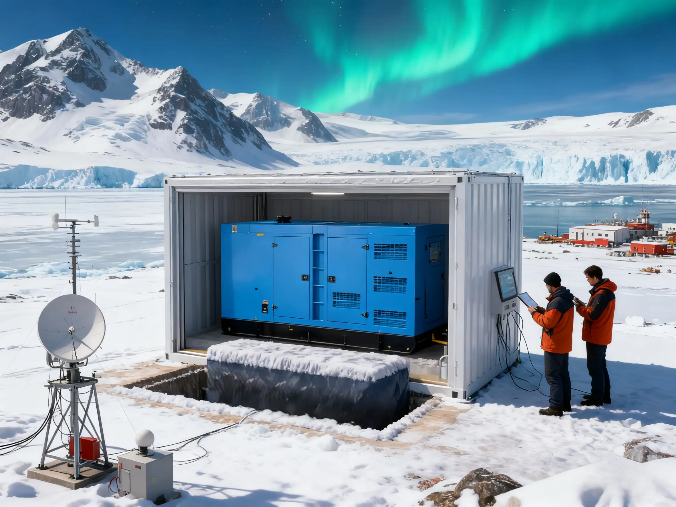 diesel generator fuel tank installation