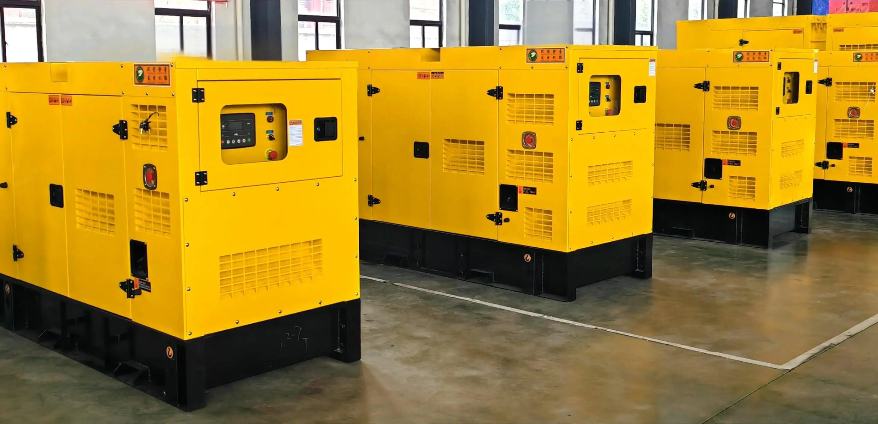 diesel generator weather shield