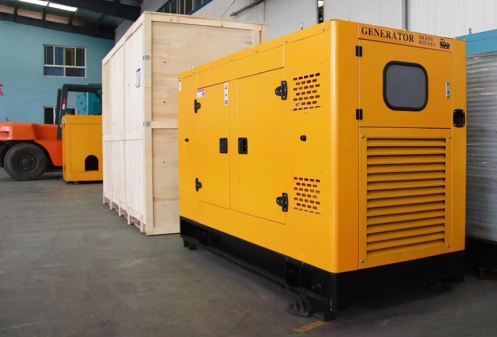 Emergency diesel generator for school