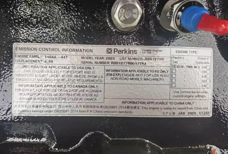 perkins diesel generator