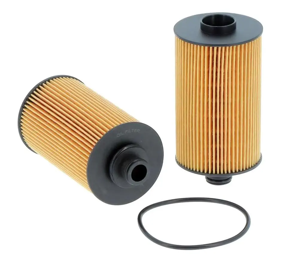 Engine oil filter element
