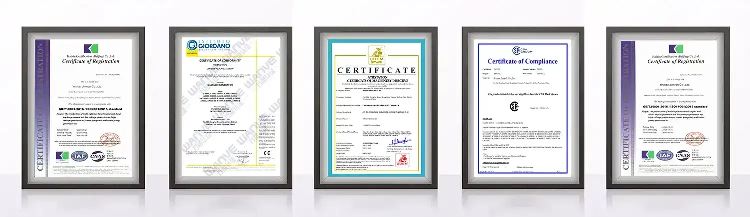 Certifications