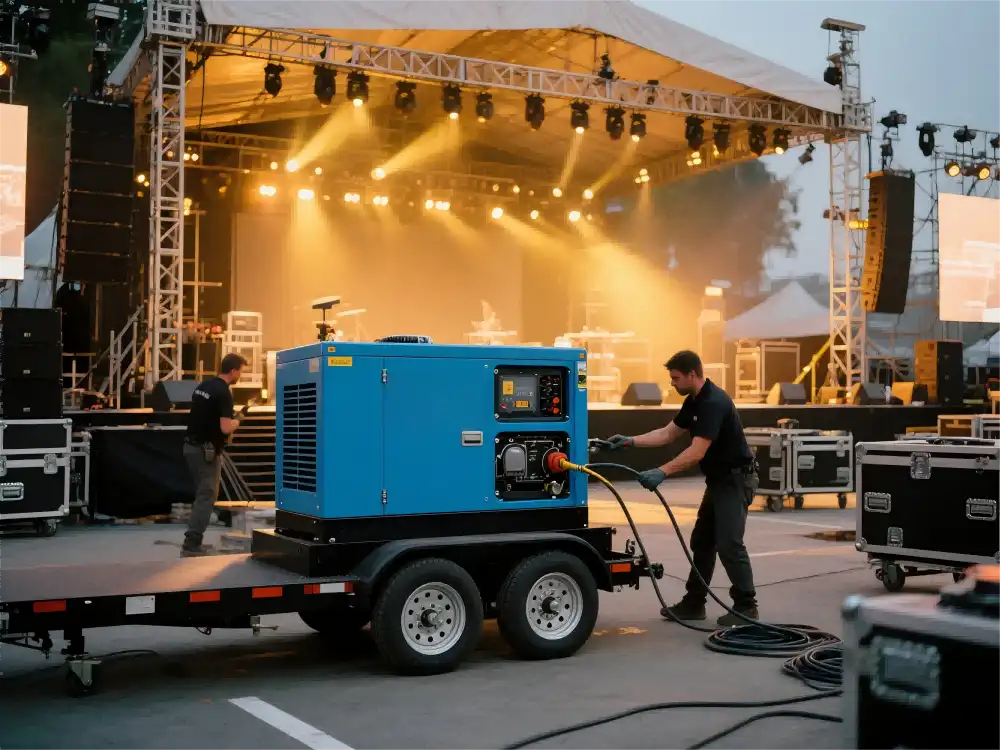 movable diesel generator