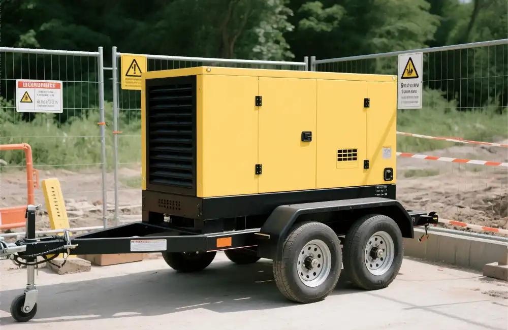portable diesel powered generator