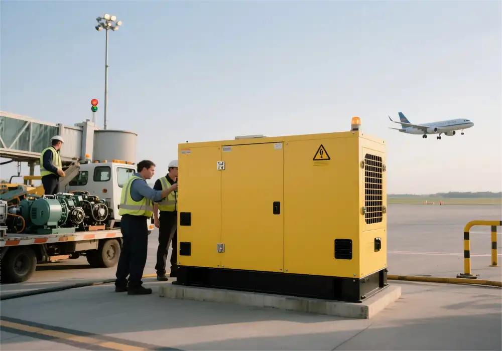 Industrial diesel generator