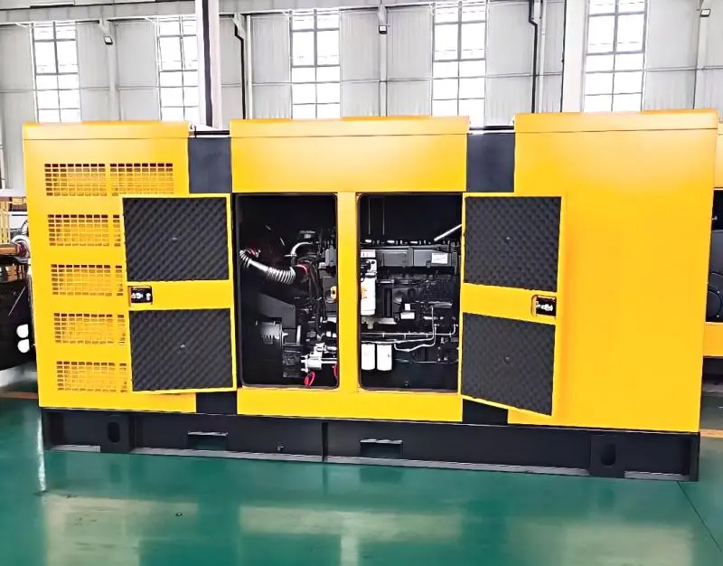 Electric start diesel generator