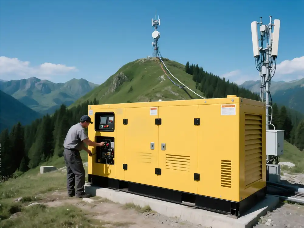 water-cooled diesel generator