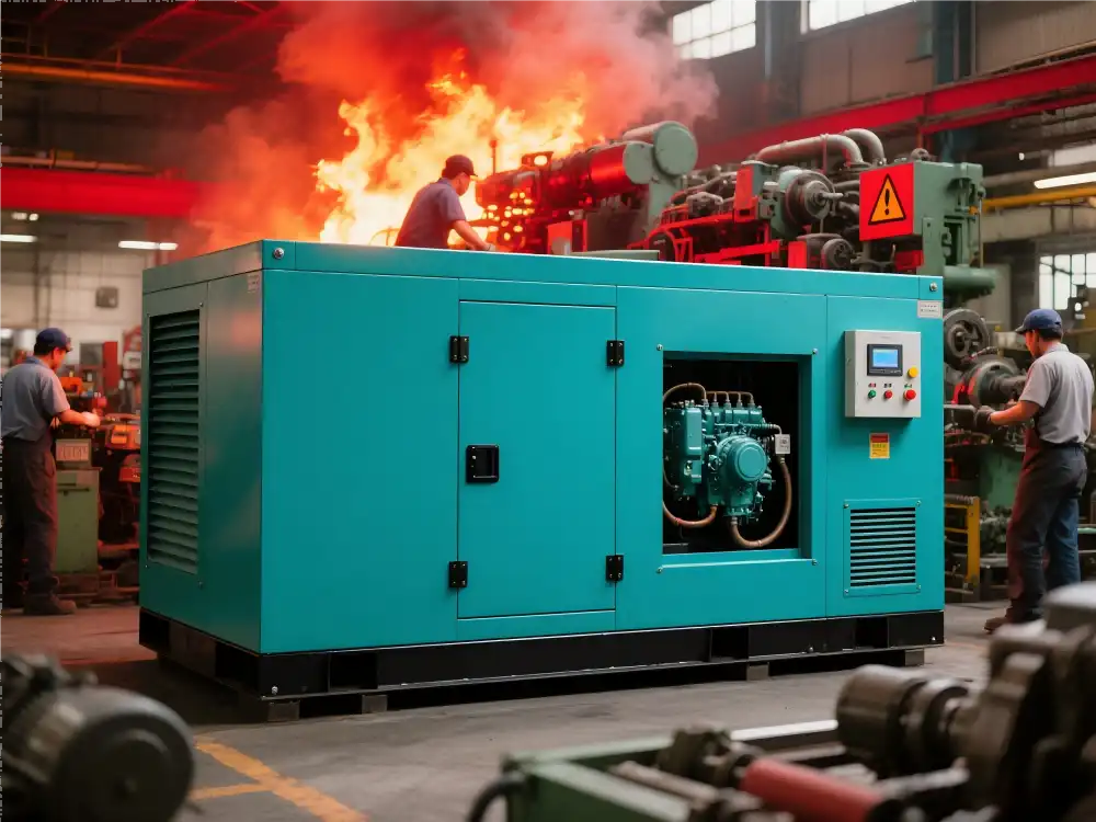 water-cooled diesel generator