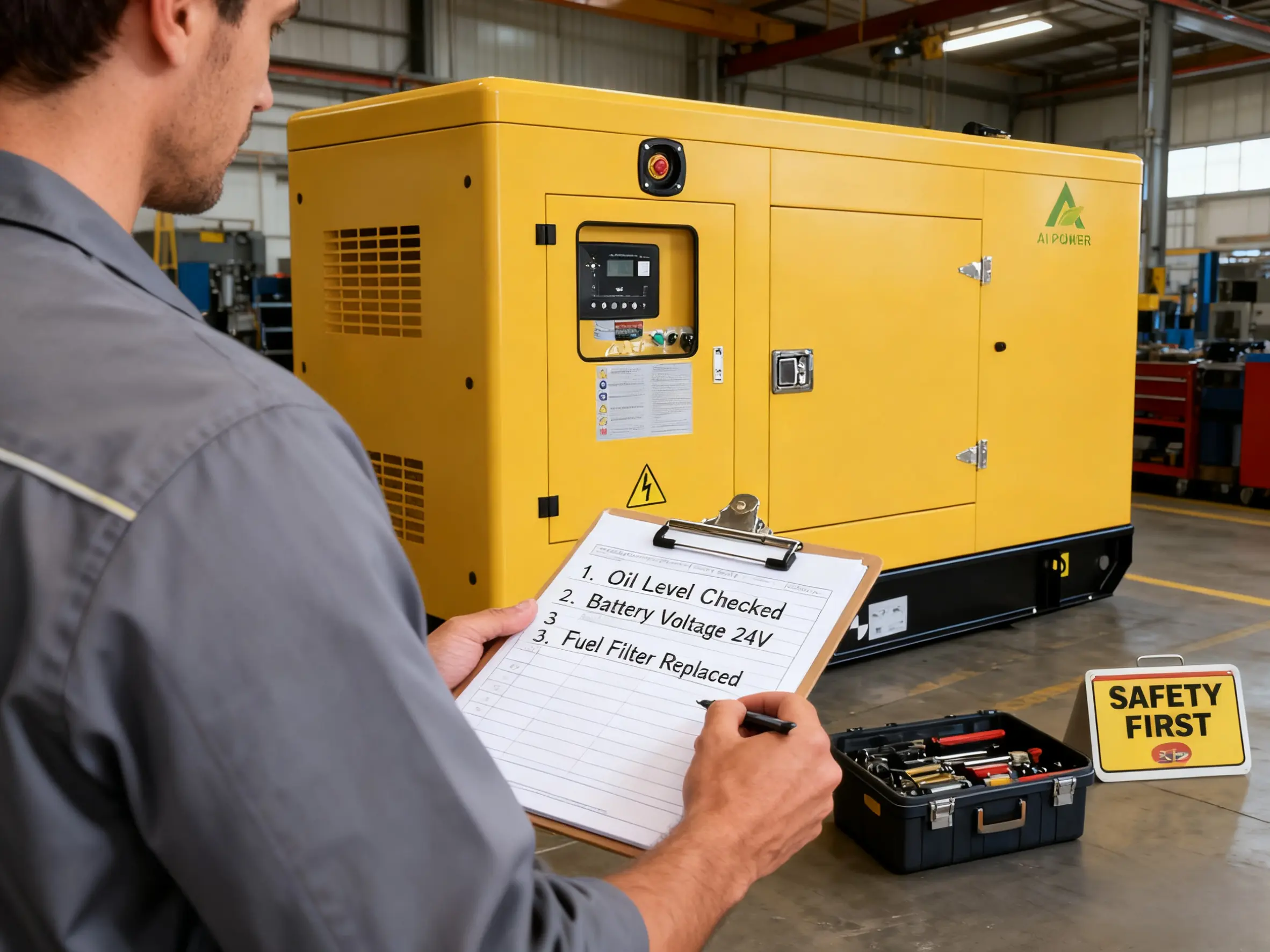 diesel generator maintenance schedule