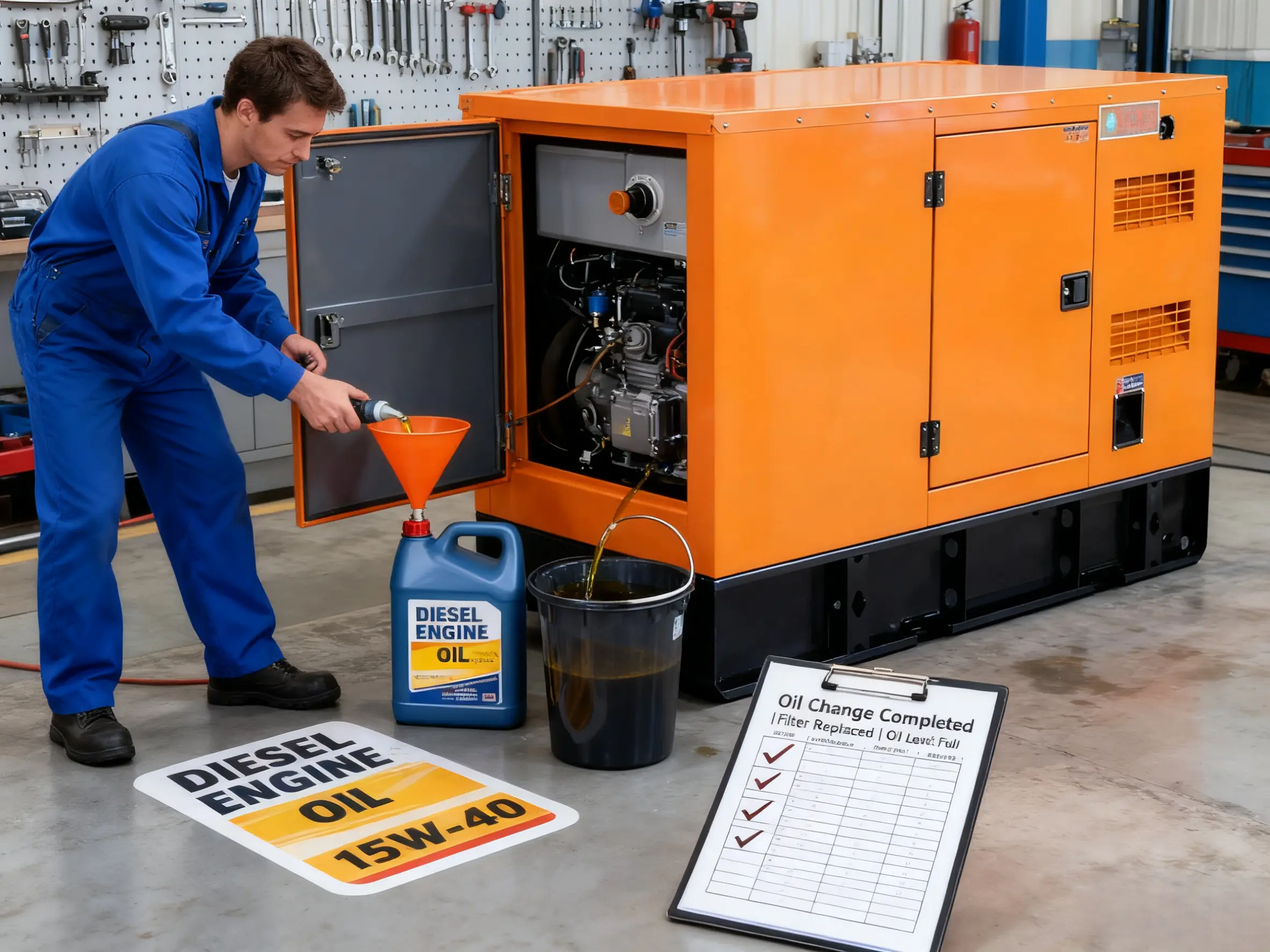 diesel generator maintenance schedule