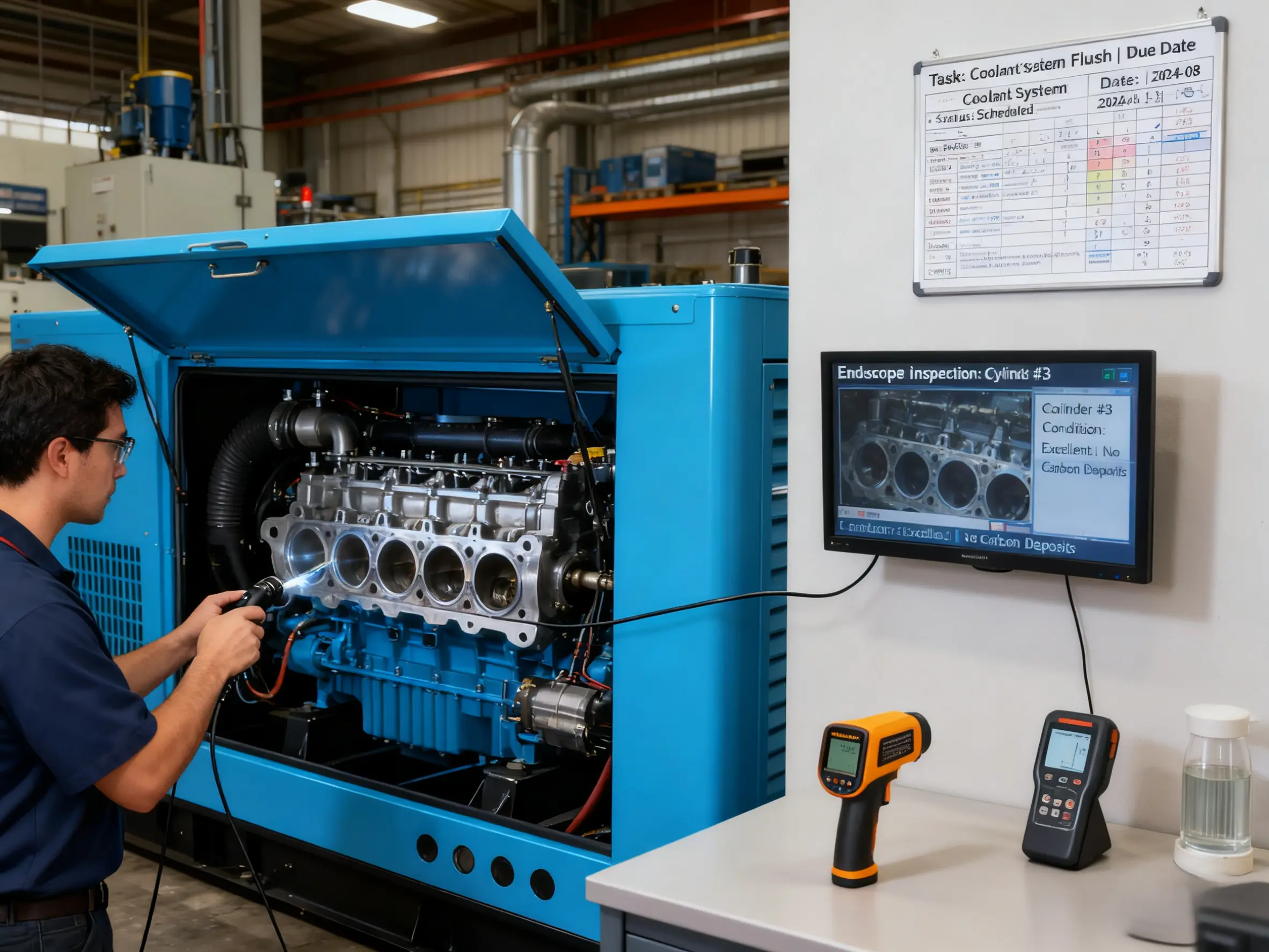 diesel generator maintenance schedule diesel generator maintenance schedule