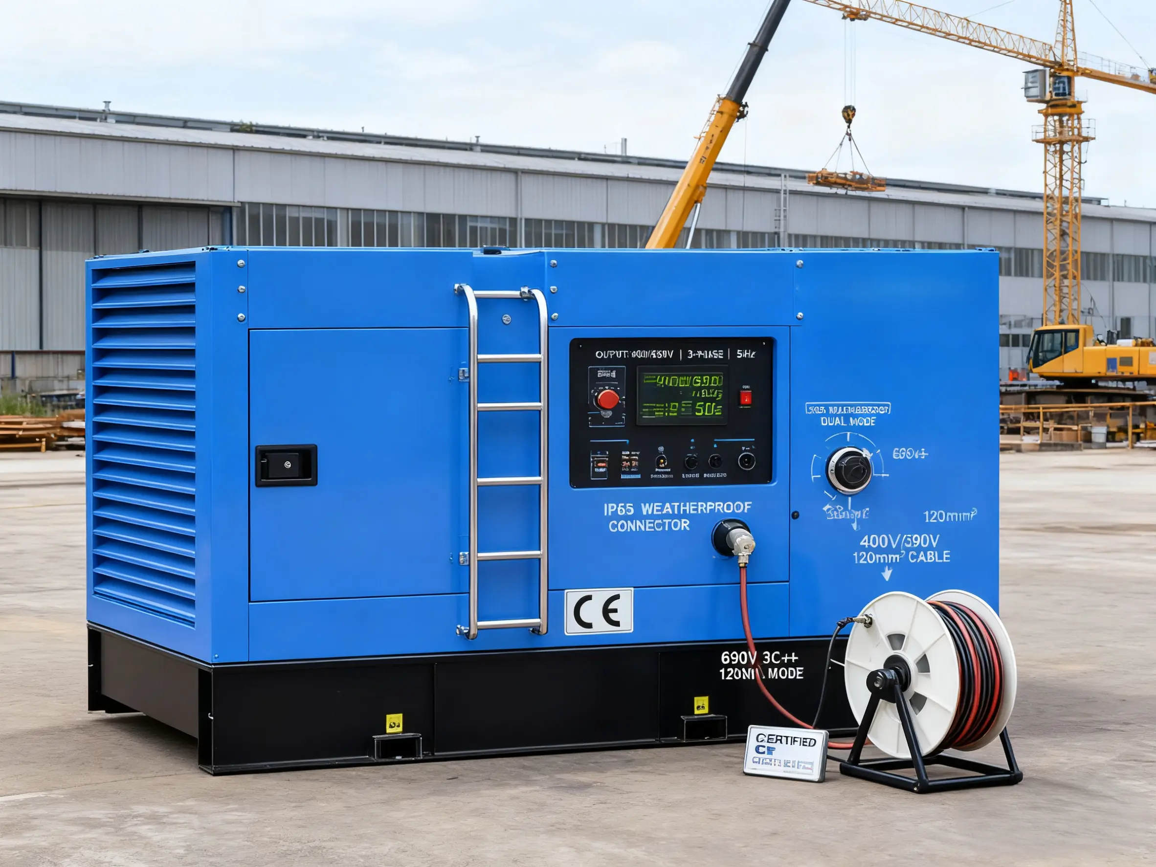 3 phase generator voltage output