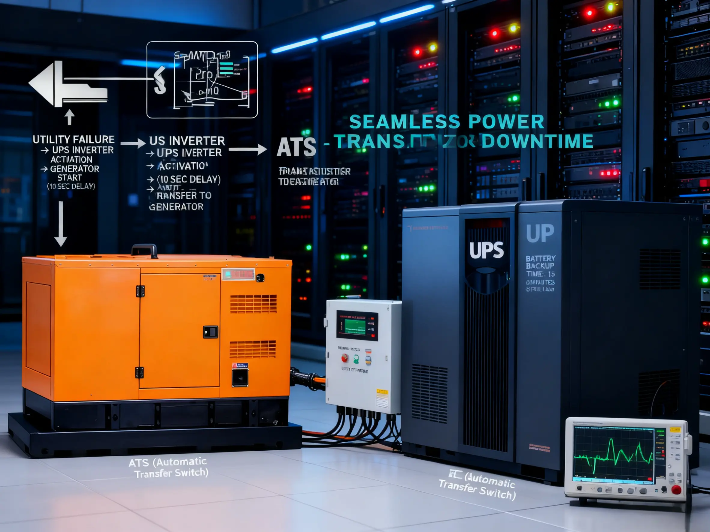 ups and generator backup