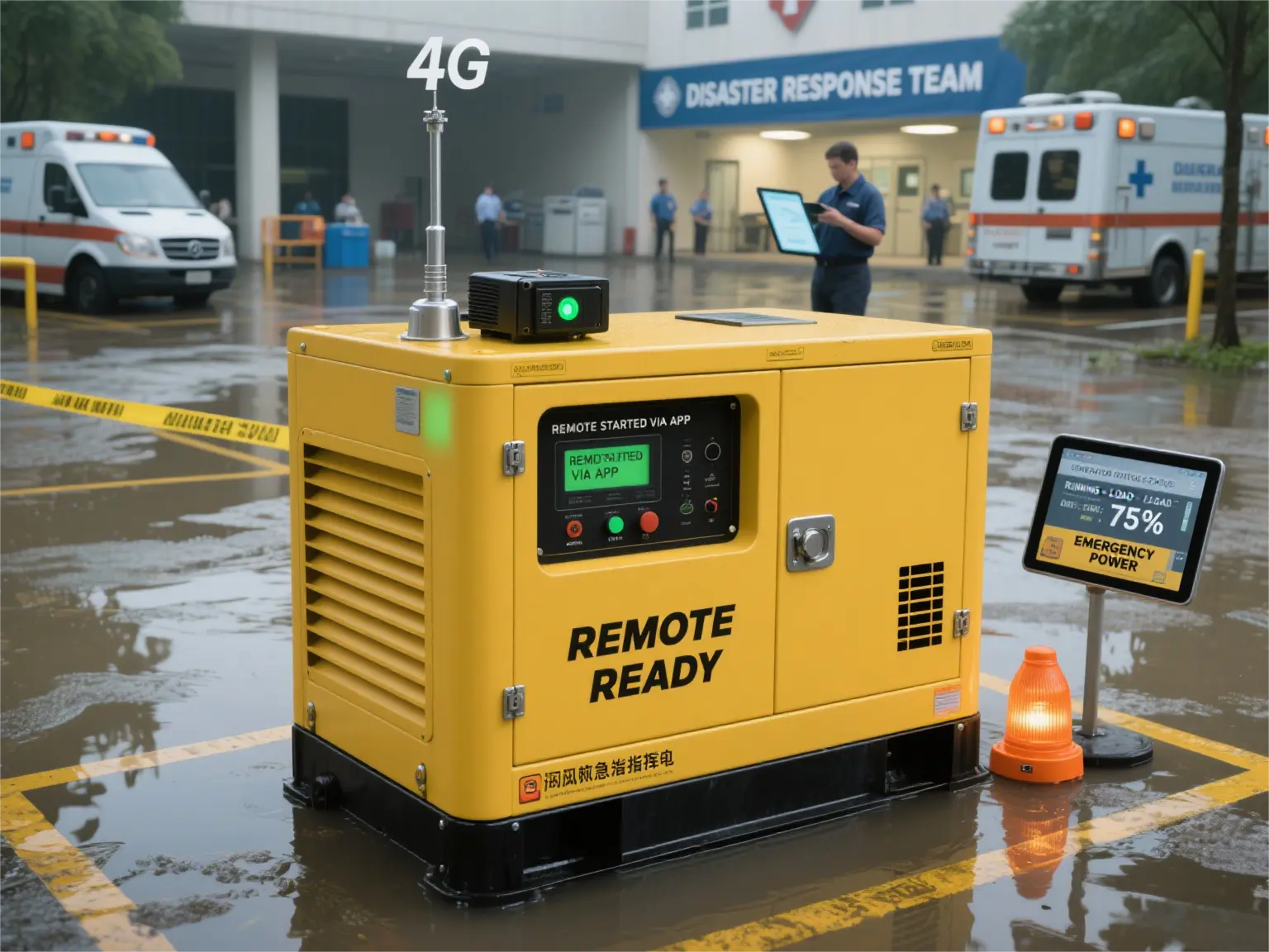 remote control diesel generator