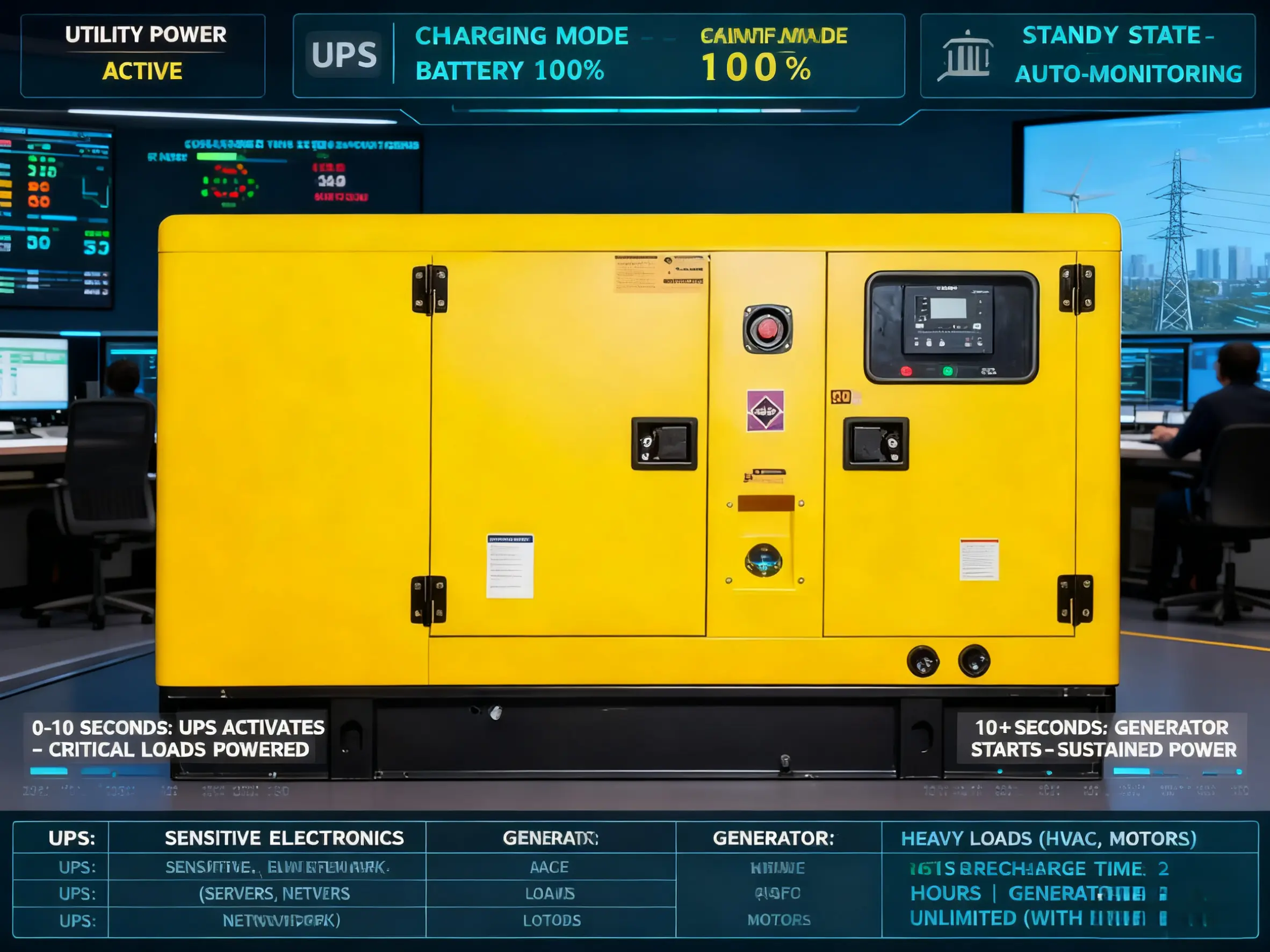 ups and generator backup ups and generator backup