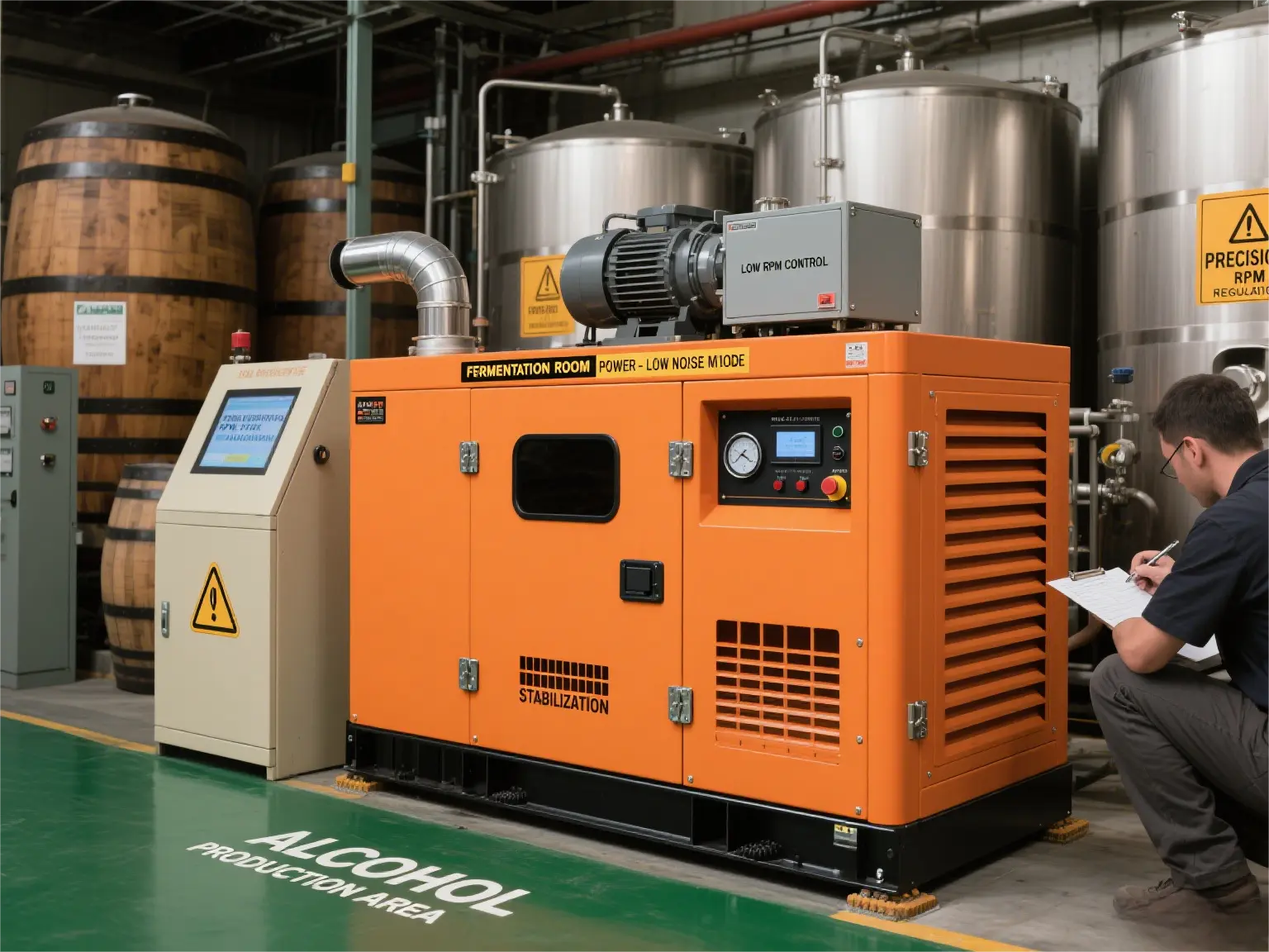 low rpm diesel generator