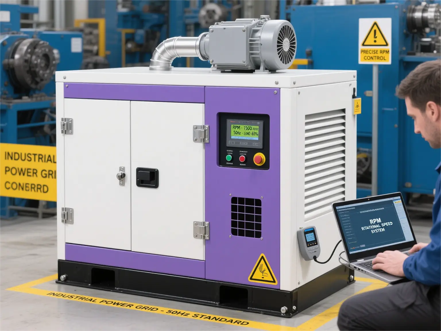 low rpm diesel generator