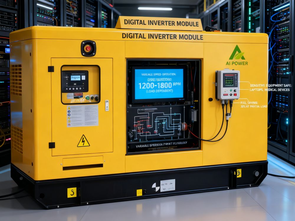 Wat ass méi effizient, e Generator oder en Inverter?