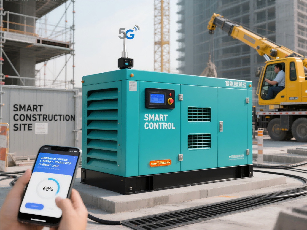 휴대전화로 발전기를 시동할 수 있나요?