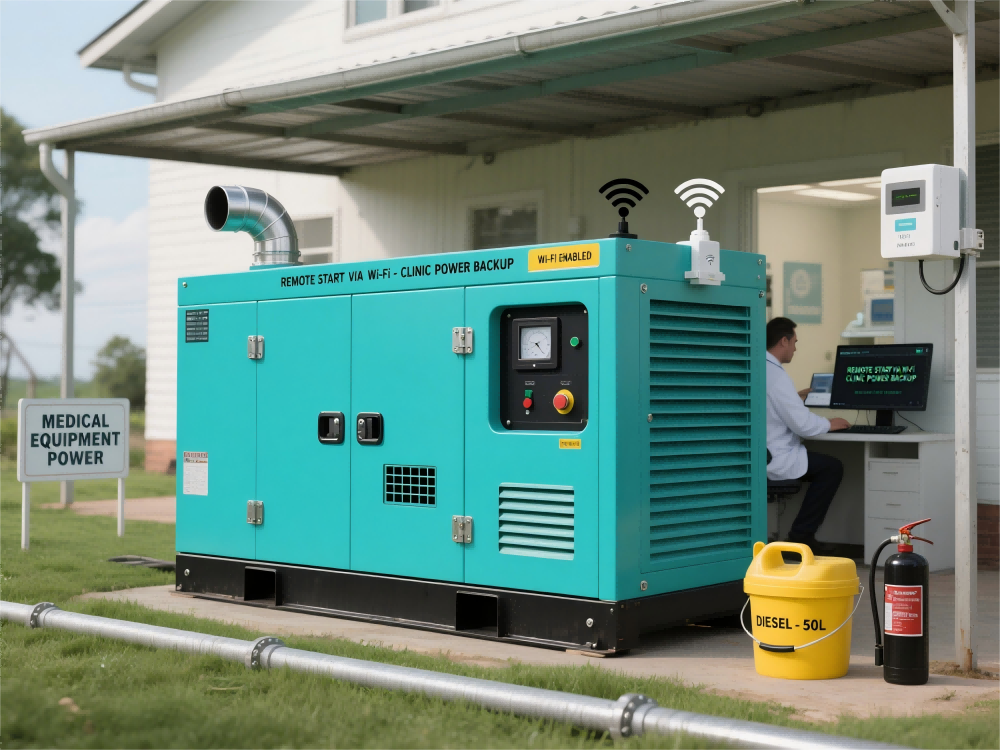 발전기에 Wi-Fi를 연결하는 방법은?