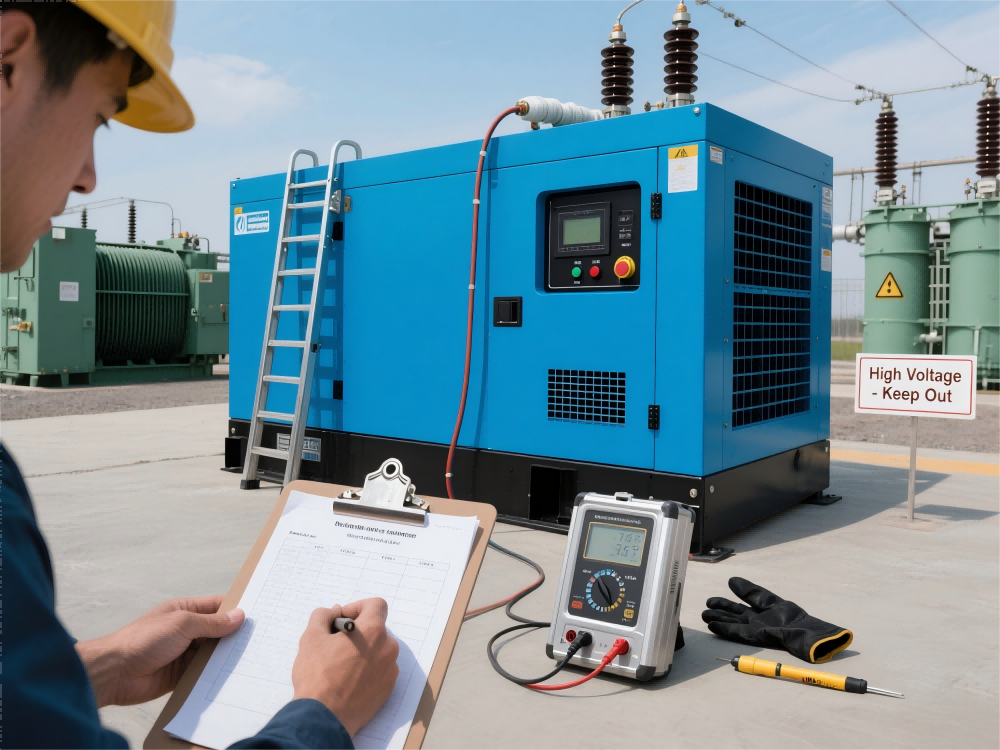 발전기를 메거로 측정할 수 있나요?