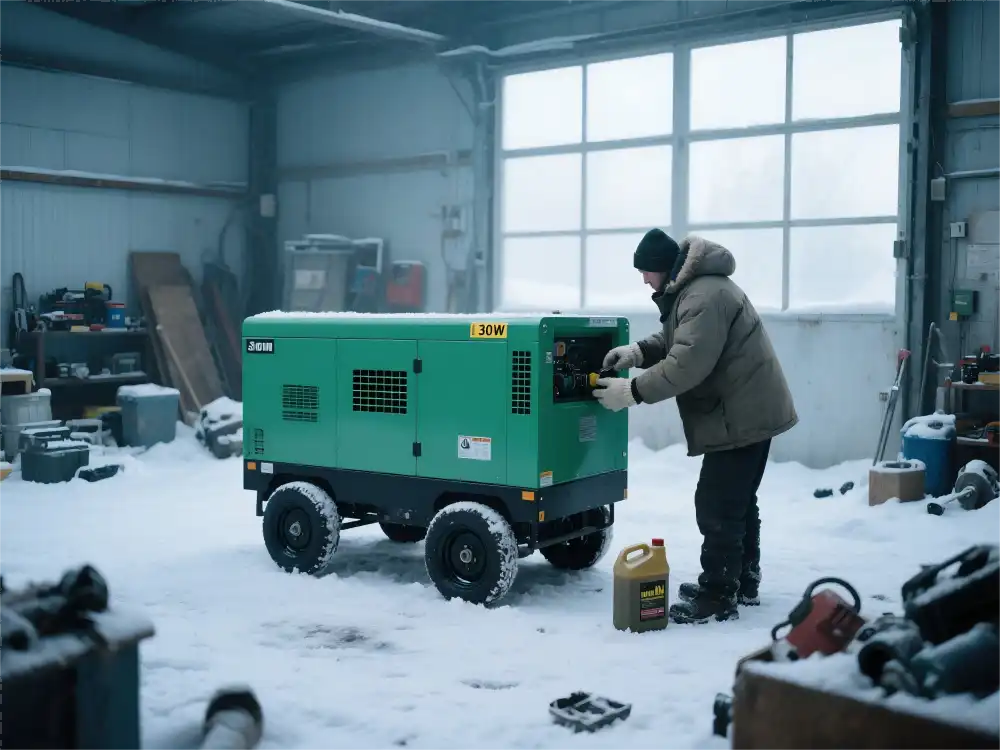 Consejos para el funcionamiento invernal de generadores diésel de 30 kW
