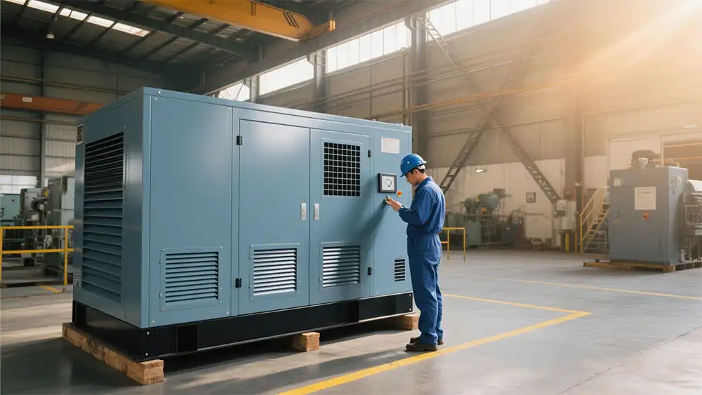 How many houses can a 100kW diesel generator?