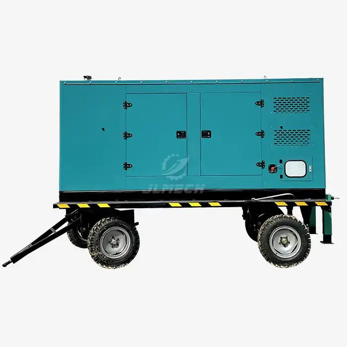 Trailer mounted diesel generator